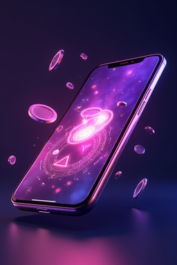 Смартфон с приложением Олимп Казино